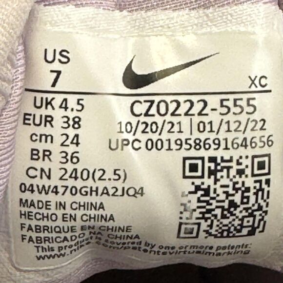 Nike Zoom Vapor Pro Shoes Womens Size 7 Pink Purple Tennis CZ0222-555 - Picture 9 of 11